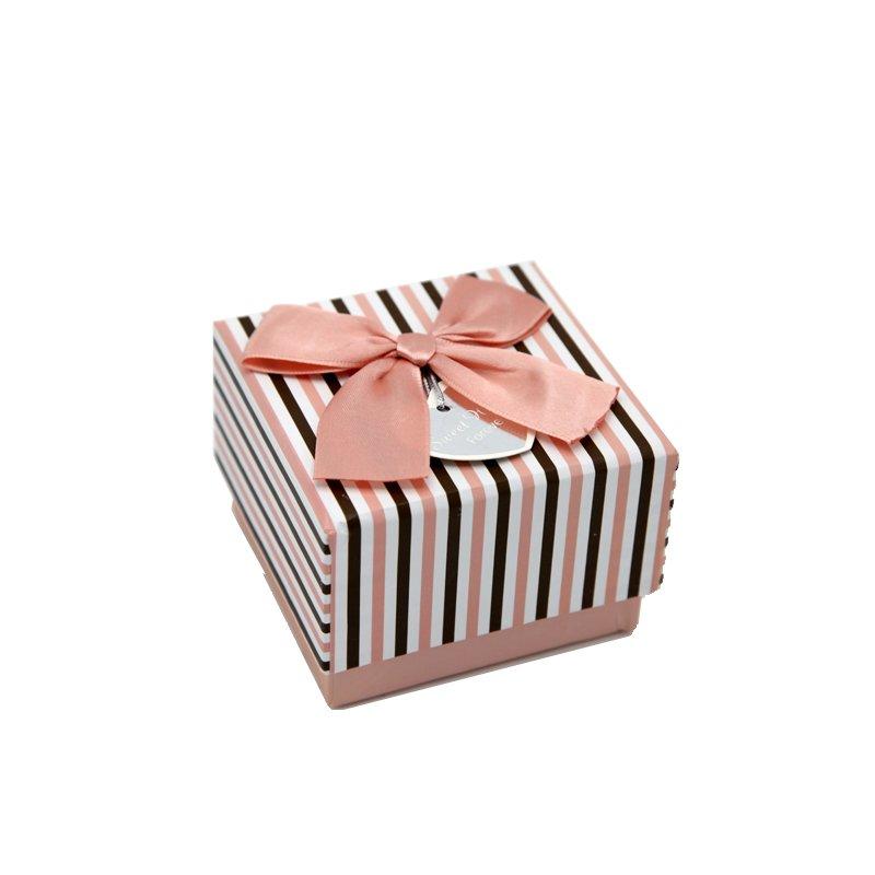 Empty Fancy Paper Gift Sweet Box with Bowknot