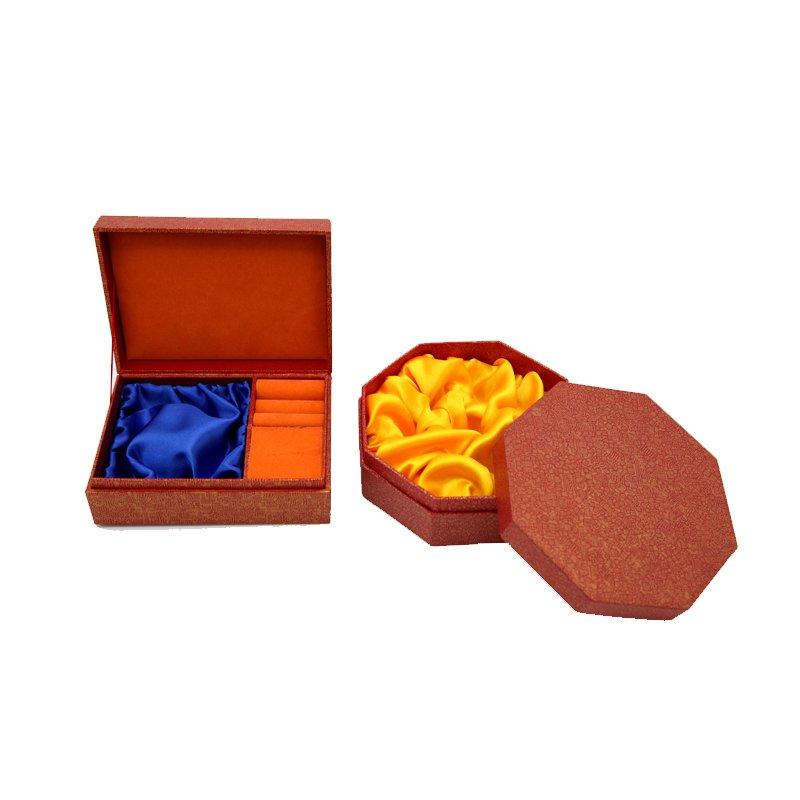 Jewelry Gift Paper Boxes With Satin Fabric