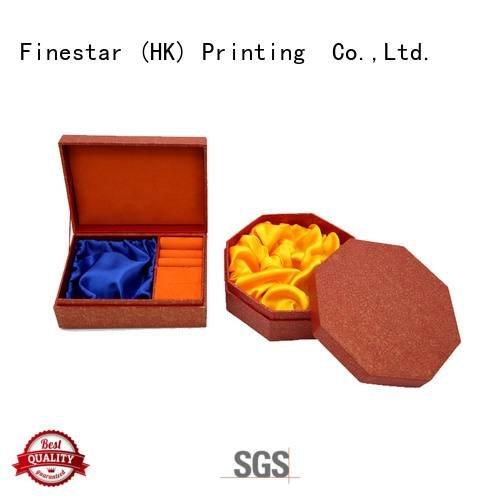 Custom jewelry packaging box fabric customized Printn-pack